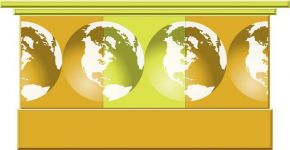 世界地球日节能环保标语横幅